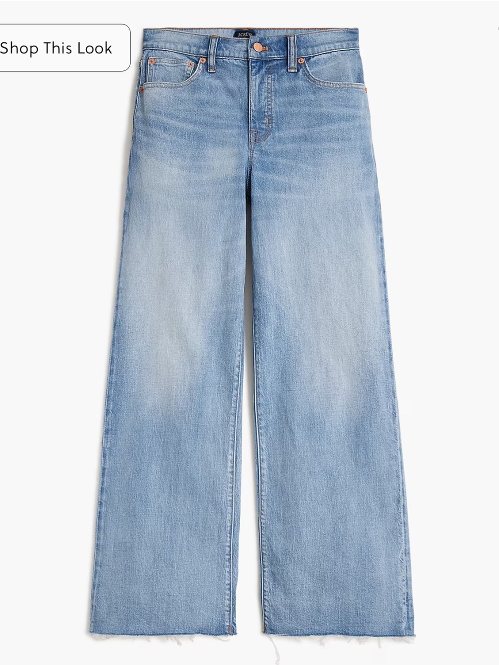 J. Crew wide leg crop Jeans - women’s size 28
